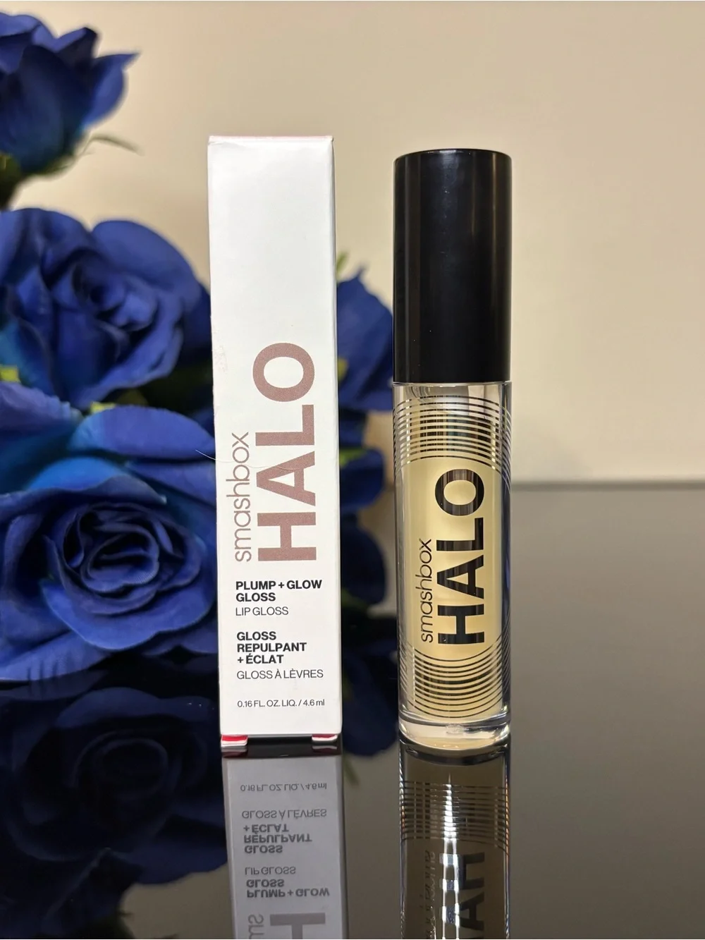 NWT Smashbox Halo Plump + Glow Lip Gloss - Beam - size 4.6ml